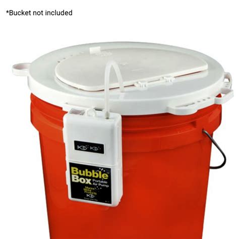 marine metal 5gal lid with bubble box aerator lb 11|Marine Metal 5Gal Lid with Bubble Box Aerator Lb.